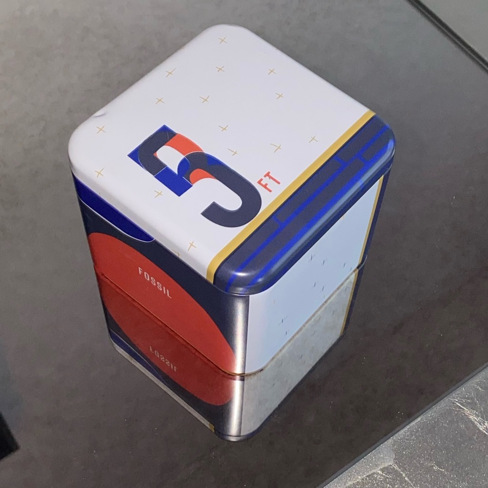 Fossil tin Box